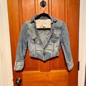 LAROK Cropped Jean Jacket